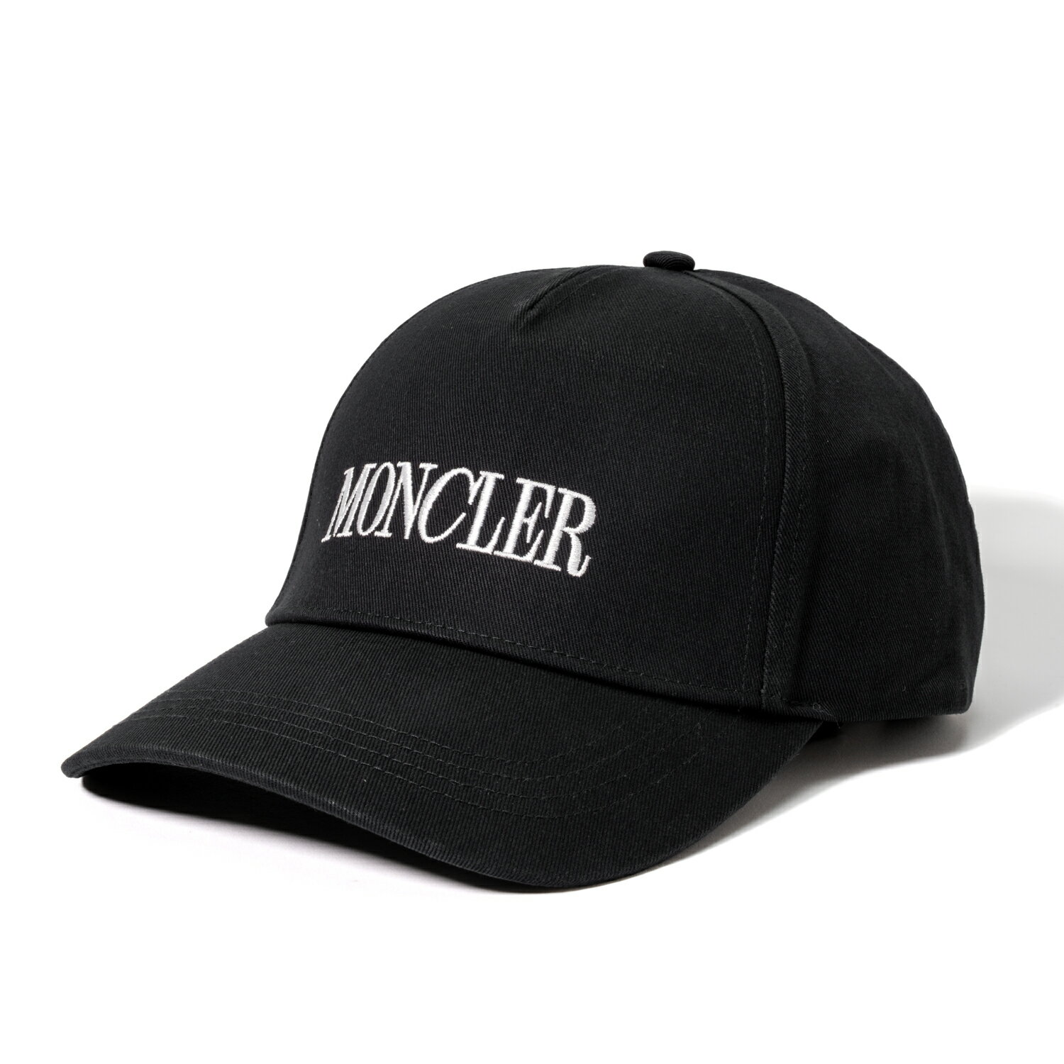 Moncler ベースボールキャップ 帽子 キャップ ロゴ メンズ 男性 黒 ブラック