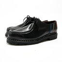 Paraboot パラブーツ MORZINE モジーン チロリアンシューズ モカシン ブーツ レザーシューズ 厚底 登山 牛革 ブラック NOIR メンズ