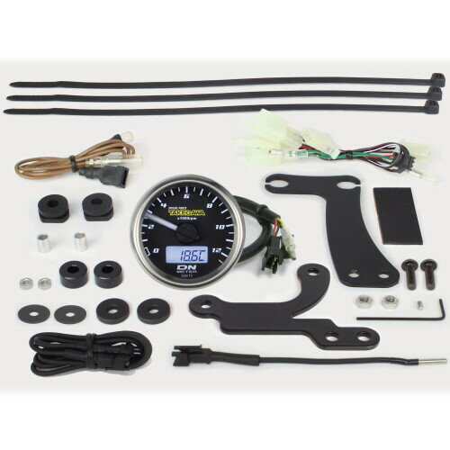 スペシャルパーツ武川(TAKEGAWA) Φ48スモールDNタコメーターキット12500RPM ダックス125(JB04/JB06)用
