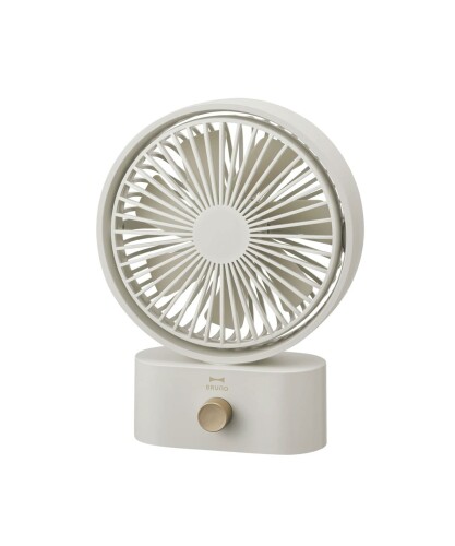 BRUNO ブルーノ 扇風機 卓上 静音 首振り 小型 ポータブル スイング デスクファン Greige グレージュ B..