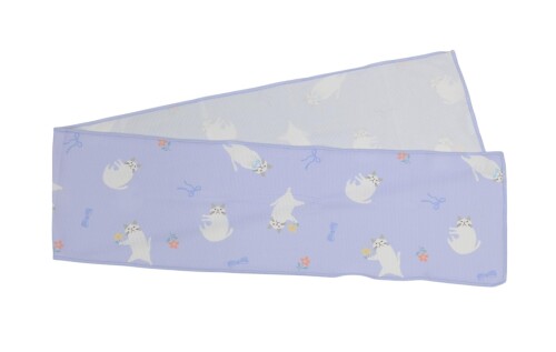 フレンズヒル クールタオル リボンターチャン パープル