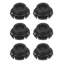 Partuto オイルドレンプラグパンスレッドリペアNo.11137605018 - カーサンプドレンナットオイルドレンボルト - B-MWに対応 228i 2014-2018 プラスチックブラック - 6個