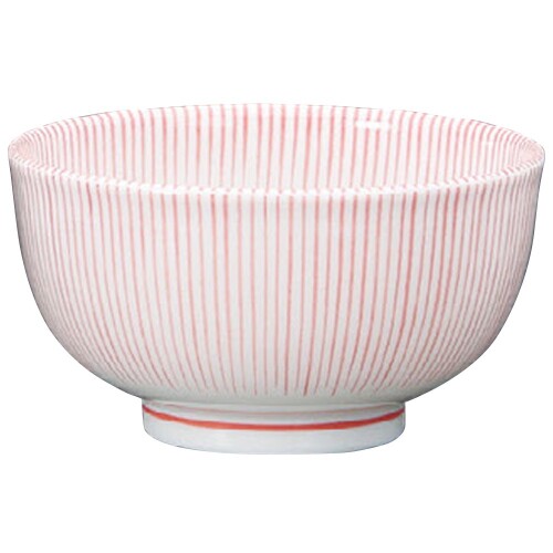 山下工芸(Yamasita craft) 軽量小丼内外京十草赤 13×13×7.1cm 40614-338