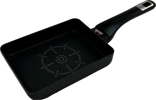 谷口金属 こびりつきにくい 玉子焼き 卵焼き フライパン 13×18cm IH ガス火対応 軽量 金属ヘラ対応 PFOS PFOA フリー ルデュール2 ブラック