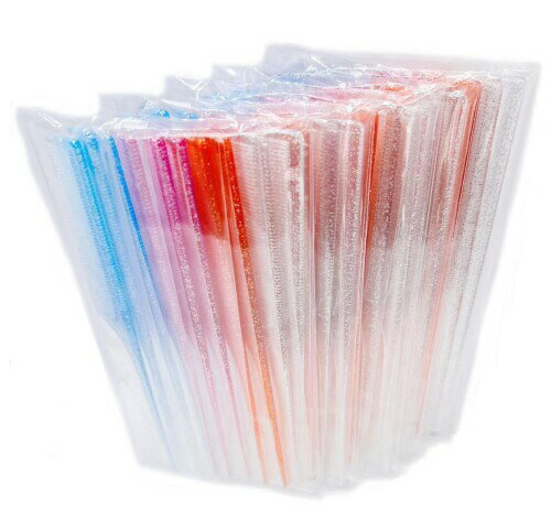 コーム くし 日本製 ストレート 携帯用 レディース かわいい ラメ入り ヘアブラシ セットコーム 色おまかせ 50本 188-50