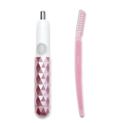 貝印 KAI エチケットカッター カミソリ セット 鼻毛 シェーバー 女性 レディース 電動 顔