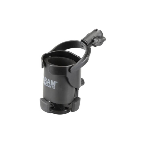 ラムマウント(Ram Mounts)ドリンクホルダー(XL)＆シングルソケットアーム 1インチボール RAP-B-417-200..