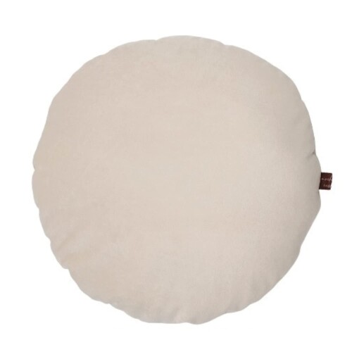 りぶはあと ラウンドクッション モチマシュ アイボリー (直径約50cm) ビーズクッション もちもち 85445..