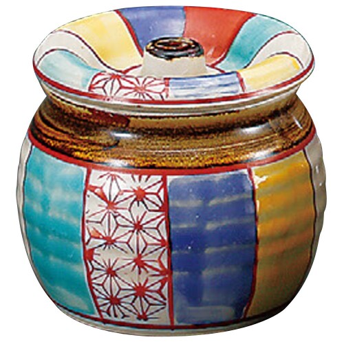 山下工芸(Yamasita craft) 京風船2合ツボ 9.5×9.5×8.5cm 310cc 46306-108