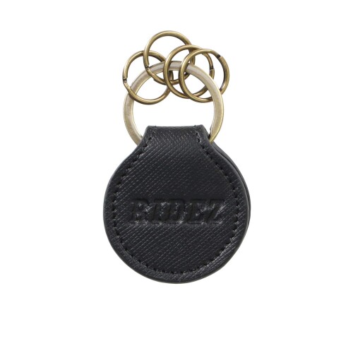 RIDEZ ラウンドキーホルダー BLACK RAD04