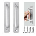 YFFSFDC 取っ手 ドアハンドルアルミ合金製 取っ手戸棚 食器棚用 キャビネットクローゼット 家具 ツール引き出し つまみ ノブ ドア キャビネット 2個セ...