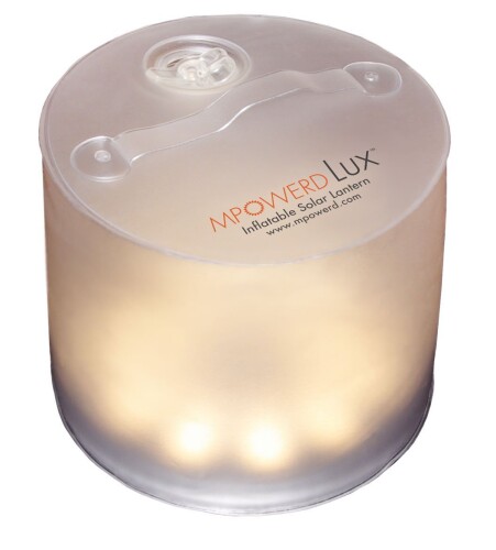 MPOWERD LUX エムパワード ラックス 暖色インフレータブルLEDソーラーランタン