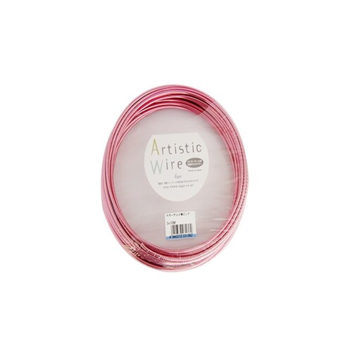泰豊トレーディング Eggs カラーアルミ線 ピンク 2.5x10M 品番:33090