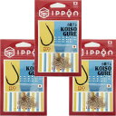 IPPON (一本) 小磯グレ 5号 オキアミコート 42本入 3袋セット