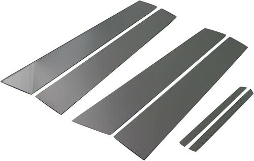 BRIGHTZ マークIIブリット 110 115 超鏡面ステンレスブラックメッキピラーパネル バイザー有用 6PC JZX110W GX110W GX115W JZX115W マーク II 2 マーク2 マークII ブリット マーク2ブリット