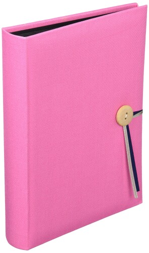 ナカバヤシ ポケットアルバム 雑貨調 L判2段 80枚 ピンク FBPK-L80-P