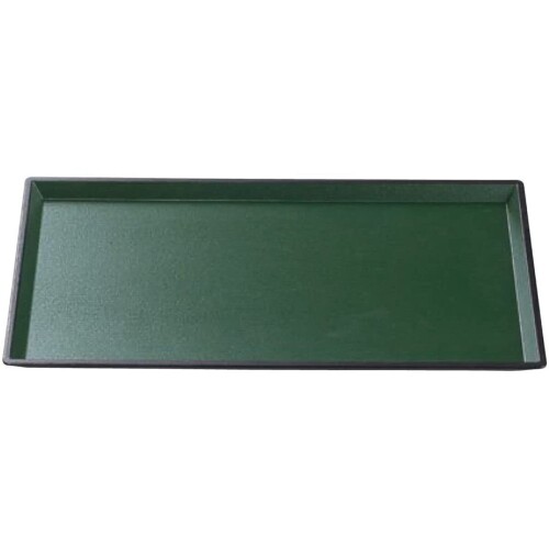 J-kitchens 尺1細長清流木目 お盆 （ 盆 トレイ トレー ） グリーンメタ普賢SL 日本製