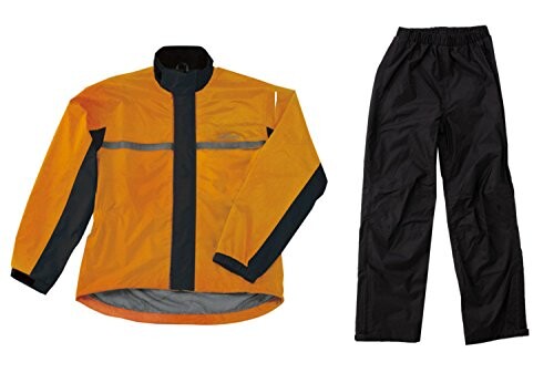 (ジェークルー) ツーリングレインウェア ORANGE/BLACK LL KDR-0301Z