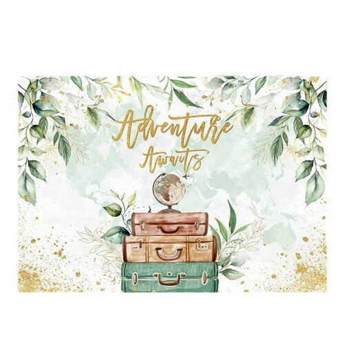 バック紙 背景紙 バックペーパー アドベンチャー 世界地図 旅行 壁紙 デコレーション 装飾 パーティー ..