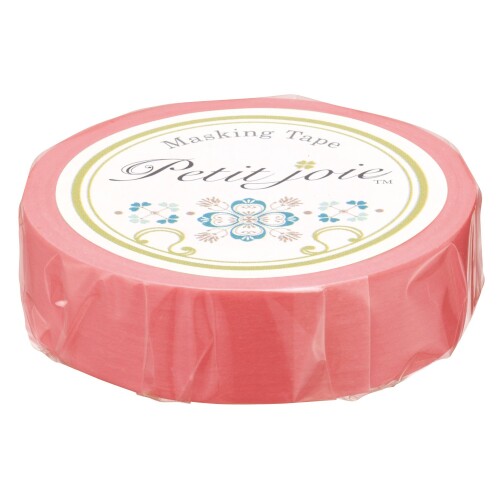 ニチバン プチジョア マスキングテープ 10巻 PJMT15S055-10P サーモンピンク