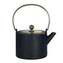 鉄瓶 鉄器 鉄びん 直火可 ih対応 やかん 大容量 1200mL 鉄器 鋳物鉄分補給 鉄急須 鉄製ティーポット 鉄製 やかん 茶道道具 アウトドア 健康維持 湯沸かし お茶を淹れる鉄瓶 (WCP-15845A-A)