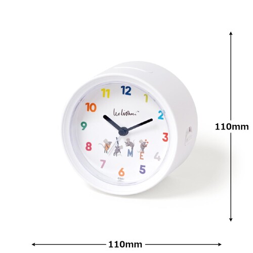 エルコミューン 卓上時計 レオレオニ Alarm Clock タイム DCL-003
