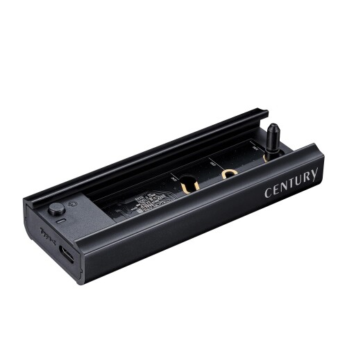 センチュリー 「裸族の頭 M.2 SSD Slim」ヒートシンク付きM.2 SSD 搭載可能NVMe / SATA両対応 USB10Gbps接続対応アダプター CRAM2NSU10G_FP