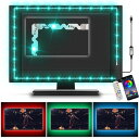 PaneraLux LEDテープライト USB式 3M テレビバックライト RGB IRリモコン付き APP制御 調光調色 音楽モード 強粘着両面テープ付き 切...