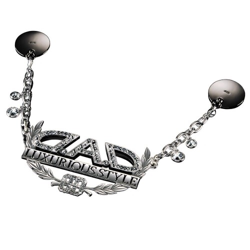 ミラーネックレス (ディルス) シルバー/BKダイヤ