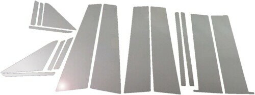 BRIGHTZ MPV LY系 超鏡面ステンレスメッキピラーパネル バイザー無用 16PC