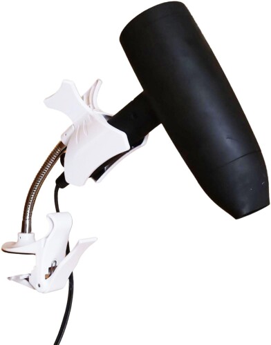 クリタック(Kurita) ドライヤークリップ R ホワイト スタンド ハンズフリー ペット 便利 テーブル ポー..