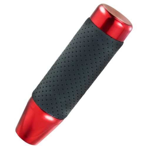 Arenbel 13cm カーシフターノブ PU ギアシフトスティックシフトハンドル 自動手動車両汎用 赤