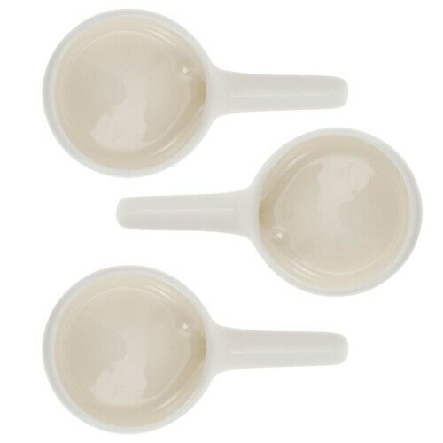 GLEAVI キャンドルホルダーセット 3個入り セラミックティーライトホルダー 携帯用キャンドルスタンド 軽量8.5X4.5X2インチ 香りのアロマキャンドル用