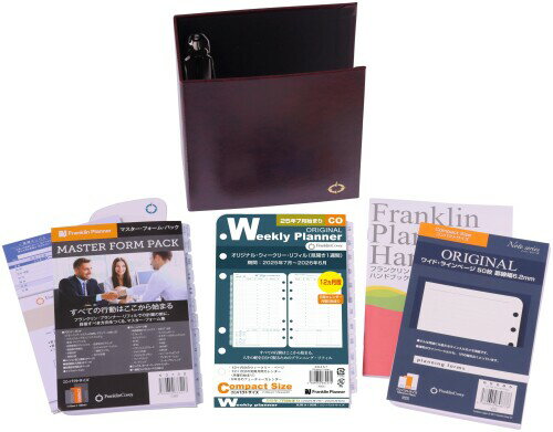 フランクリン・プランナー リフィル キット 見開き一週間 2025年 7月始まり 12ヶ月版 コンパクトサイズ 86446