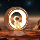 ILLUMYN ナイトライト 子供用 宇宙飛行士宇宙ナイトライトランプ 9段階の冷温ライト 充電式 調光可能 タップタッチ 常夜灯 子供 幼児 寝室 ベッドサイ...