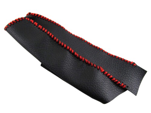 BRIGHTZ いすゞ コモ・バン E25 サイドブレーキハンドルカバー 赤ステッチ パーキングブレーキ ハンドブレーキ グリップ 25 コモ バン コモバン いすず いすづ 34567