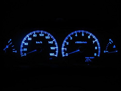 180SX メーター用超拡散LEDセット (カラー)ラグジーブルー RPS13-LB