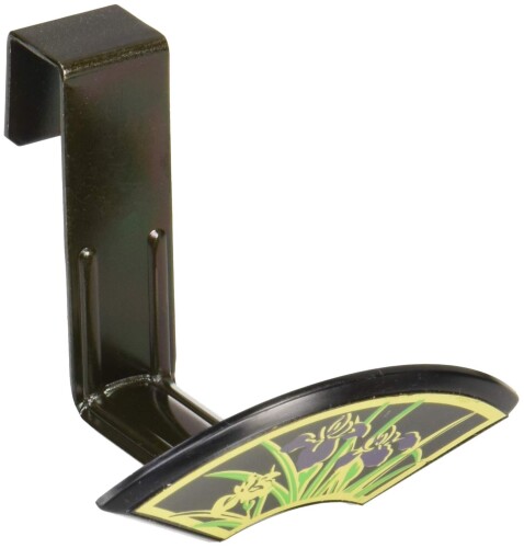 ヤマダ 額縁受金具 花長押 アヤメ 38mm 黒 S-443