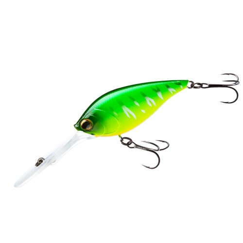 DUEL(デュエル) HARDCORE(ハードコア) バスルアー ラトゥール クランク7+ 100mm フローティング 04:ホットタイガー 重心移動 ディープ...