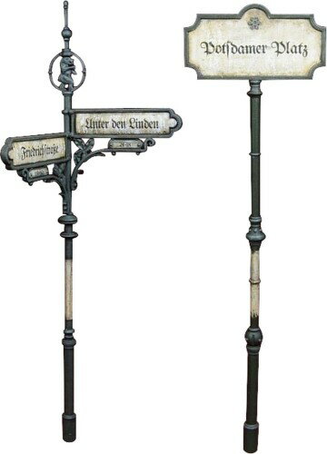 D-Dayミニチュア 1/35 ドイツ ベルリン市街の道路標識セット 1930-40年代 3Dプリンター製キット DD35248