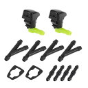 HOPESPANNER Chryslerに対応用ワイパーノズルNo.551-56728AB ブラックグリーン フロントワイパースプレーノズル ワイパースプレー ...