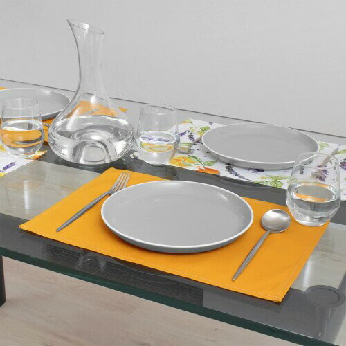 スタイルデコール(STYLE Decor) ランチョンマット 綿100% 2枚セット 洗える 布製 30×44cm スタンダード..