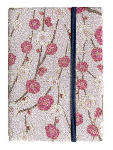 大西賢製販 Abeille お薬手帳カードケース しだれ梅 桃色 京ちりめん AWA-1402