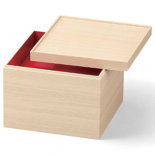 J-kitchens 漆器 重箱 3段 7.0寸 良木 紙 司白木 21.0cm 紙製 お重 お重箱 日本製