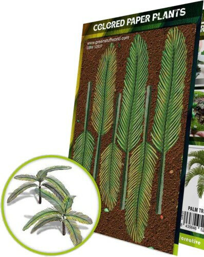 グリーンスタッフワールド(Green staff world) ジオラマ素材 ペーパープランツ ヤシの葉 ホビー用素材 GSWD-12837