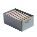 le lien ズボン 収納 折り畳み可能 衣類用 引き出し 仕切り (9マス(44×30×20cm)マス幅4.8cm)