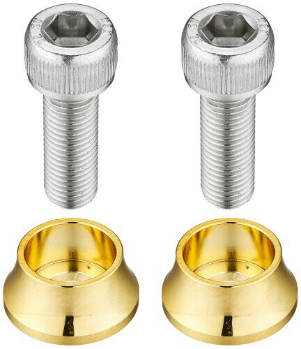 ポッシュ(POSH) トップブリッヂ固定ボルトセット (2個/1セット) 金メッキ モンキー(MONKEY) ゴリラ 270308