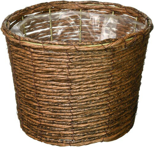 大橋新治商店 鉢カバー PEプランター D6号 ブラウン