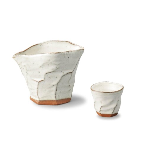 白釉さざなみ 酒器セット T96273780