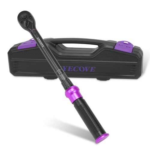 UYECOVE トルクレンチ バイク プレセット型 差込角9.5 mm (3/8インチ) 5-60N.m オートバイトルクレンチ 高精度 ±3％ ダブル目盛り 左右回転 72ギア 5°送り角 快速着脱 小型 携帯 手動 機械式 読みやすい 簡易 軽量 校正証明書 日本語取扱説明書 収納ケース付き 【ISO基準の測定精度、72歯と 5°送り角】この高精度バイク用トルクレンチの測定精度は±3%でISO基準:精度は±4%以内でDIN-ISO-6789(国際標準)を満たします, GB/T15729とASME B1107.14に要求された精度標準にも満足しています,72歯と 5°送り角のデザインで狭い場所でも使えるトルクレンチです 【クロムモリブデン鋼材質、左右回転、快速着脱できるとるくレンチ】クロムモリブデン鋼材質を使用して、耐久性が向上されます。両回転トルクレンチはで右回転や左回転を対応できます,ボタンを押すと、ソケットを快速に着脱できます 【ダブル目盛り、読みやすいトルクレンチ】2種類単位N.m / lbf-ft表示で選択肢を提供します,視認性も高いので、トルク値を簡単に読みます,炎天下でも見やすいトルクレンチです。目盛り数値はレーザー刻印で、長時間に使用しても、消えることがありません。最小目盛りは0.5N.mで、微調整できます。読み方の例:最終目盛り値(9.5N.m)=主目盛り値(5N.m)+副目盛り値(4.5N.m),ちなみに、使わない時は目盛りをゼロに回してください,本商品は毎年または5000回使用した後に検証しなければなりません 【使いやすいトルクレンチ、幅広い用途】まずは、ロックリングを上げるとロックが解除され,次は、グリップを回し、主目盛と副目盛でトルク値を設定します,それから、ロックリングを下げて、トルク?は固定されます,トルク設定値に達すると軽いショック「カチッ」という音で知らせてくれます。小型や軽量で収納ケースもありますので、携帯型トルクレンチとしても問題がありません,アウトドアでも使えます。小型 バイク トルクレンチばかりでなく、バイク修理工具 、車 エンジン トルクレンチとしても活用されています, 車 オイル 交換の時にも使えます,自転車も使用できる 【滑り止めと防塵、アフターサービス】滑り止めのハンドルで握り心地が良くて防塵のデザインもあるので、隙間の清潔を保持しています。この9.5mm差込角トルクレンチの付属品は校正証明書や日本語取扱説明書もあります,ご安心ください,また、商品に何か問題があったら、アカウントサービス内の「アカウントサービス」→「注文履歴」→「販売元」→「質問するから」を通してご連絡ください,最善を尽くします 商品コード62080243208商品名UYECOVE トルクレンチ バイク プレセット型 差込角9.5 mm (3/8インチ) 5-60N.m オートバイトルクレンチ 高精度 &plusmn;3％ ダブル目盛り 左右回転 72ギア 5&deg;送り角 快速着脱 小型 携帯 手動 機械式 読みやすい 簡易 軽量 校正証明書 日本語取扱説明書 収納ケース付き型番JPUETW3860S-PLサイズ3/8インチカラーパープル※他モールでも併売しているため、タイミングによって在庫切れの可能性がございます。その際は、別途ご連絡させていただきます。※他モールでも併売しているため、タイミングによって在庫切れの可能性がございます。その際は、別途ご連絡させていただきます。